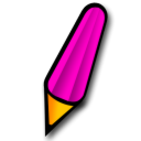 pen pink icon